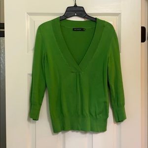 Limited - 3-4 sleeve V-neck sweater